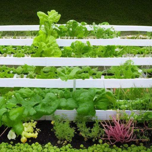 

A picture of a small vegetable garden with a variety of vegetables planted in rows, surrounded by a white picket fence.