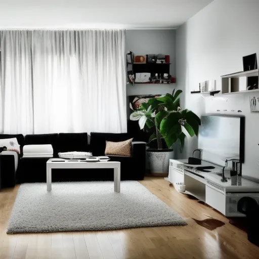 

A photo of a living room with stylish furniture and decorations, showing how IKEA products can be used to create a unique and modern look.