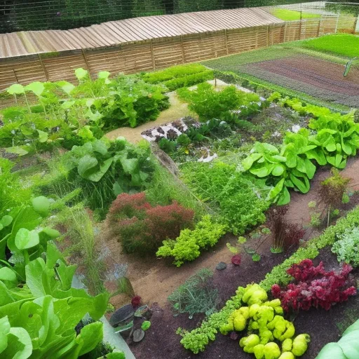 

A picture of a garden with a variety of vegetables growing in it, showing the potential of a successful vegetable garden.